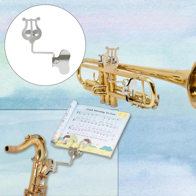 Universal Saxophone Trumpet Trombone Clarinet Card, Note Holders